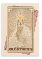 The High Priestess Canvas Print Tarot Cats 28"x40"(70x100 cm) Canvas Print