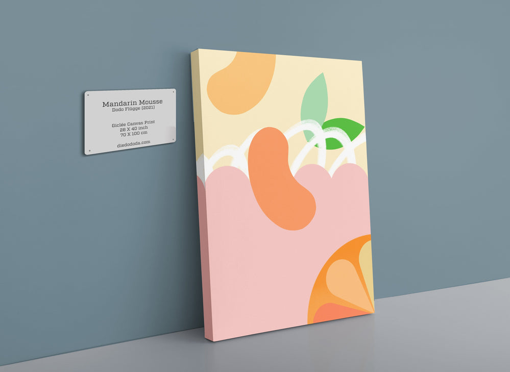 Mandarin Mousse Canvas Print Sweet Nothings 28"x40"(70x100 cm) Canvas Print