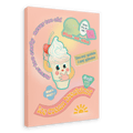 Ice Cream Breakfast Canvas Print Favourite Things 28"x40"(70x100 cm) Canvas Print