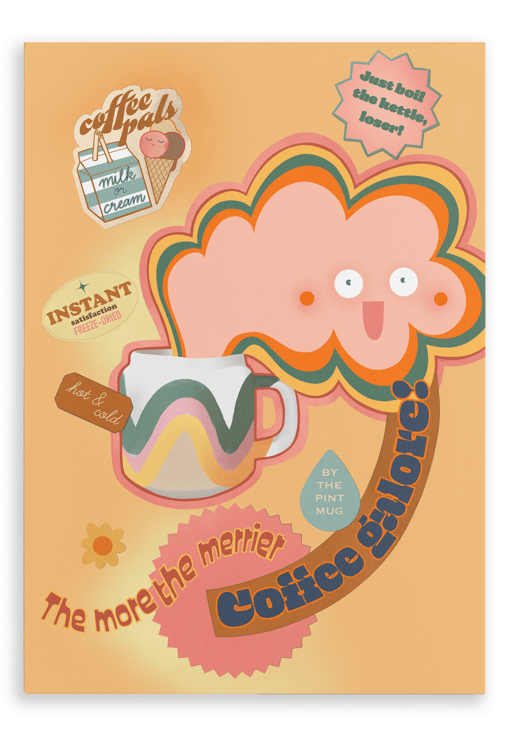 Coffee Galore Canvas Print Favourite Things 28"x40"(70x100 cm) Canvas Print