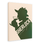 Sherlock Likes Gin Botanical Pink Printed Canvas Wall Art Boozehound 28"x40"(70x100 cm) Canvas Print