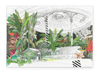 Kibble Palace of Glasgow Botanic Gardens Canvas Print Glasgow Kisses 28"x40"(70x100 cm) Canvas Print