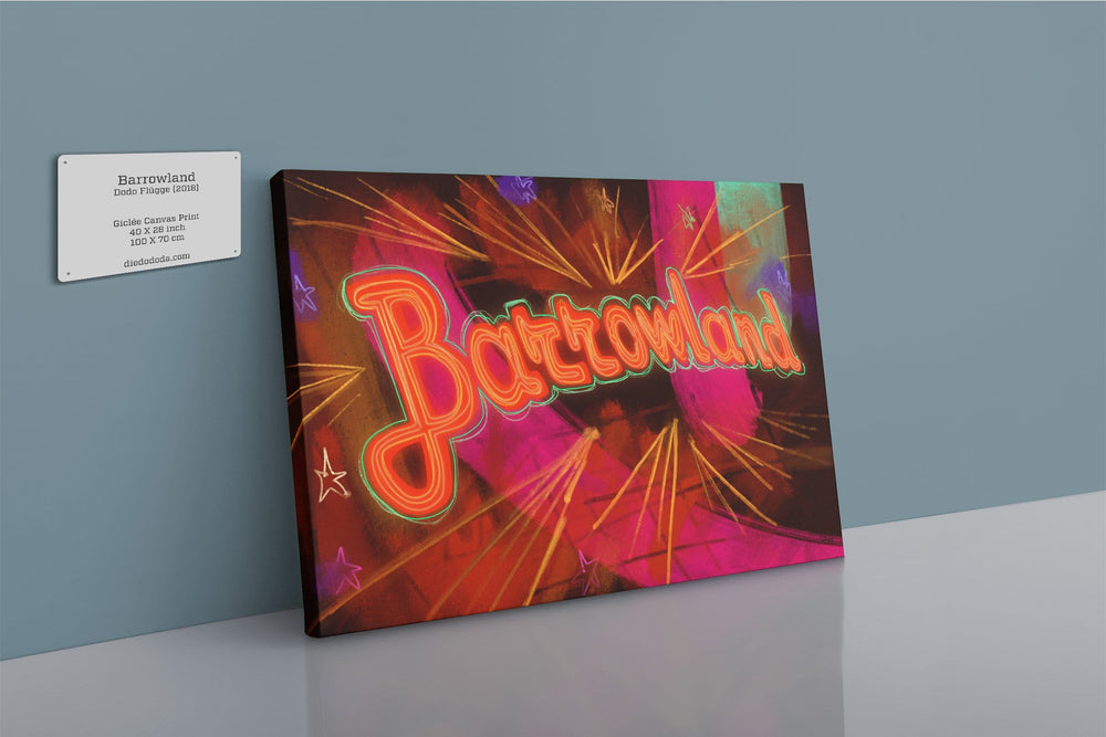 Barrowland Canvas Print Glasgow Kisses 28"x40"(70x100 cm) Canvas Print