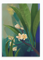 Plumeria (Frangipani) Canvas Print Tree Flowers 28"x40"(70x100 cm) Canvas Print