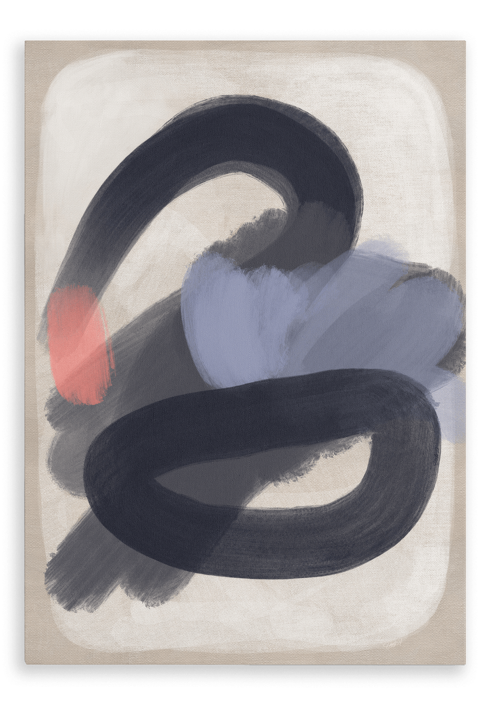 Black Swan Canvas Print Abstractions 28"x40"(70x100 cm) Canvas Print