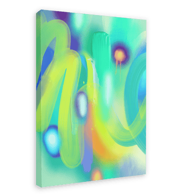 Chromatose No.03/Spearmint Canvas Print Chromatose 28"x40"(70x100 cm) Canvas Print