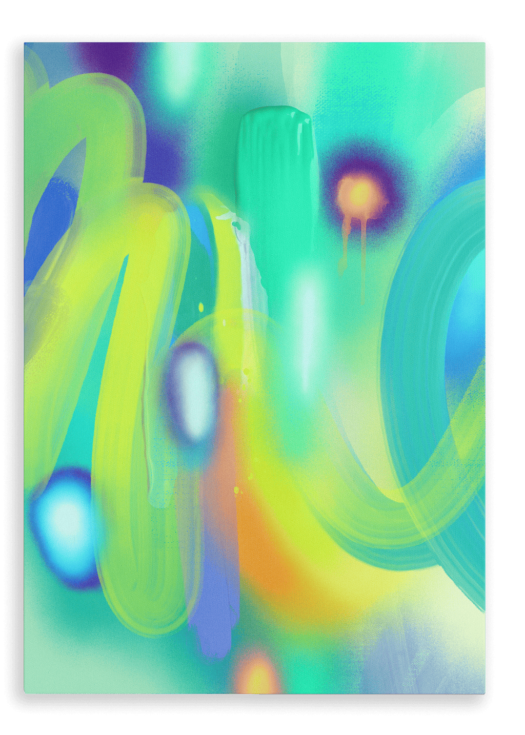 Chromatose No.03/Spearmint Canvas Print Chromatose 28"x40"(70x100 cm) Canvas Print