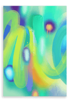 Chromatose No.03/Spearmint Canvas Print Chromatose 28"x40"(70x100 cm) Canvas Print