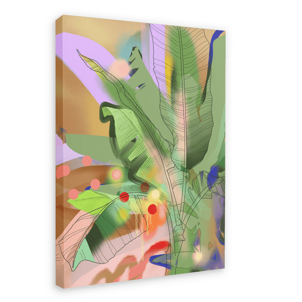 Chromatose Botanica - Banani-Banana Giclée Canvas Print Chromatose 28"x40"(70x100 cm) Canvas Print