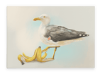Banana Gull Giclée Canvas Print Sticky Beaks 28"x40"(70x100 cm) Canvas Print