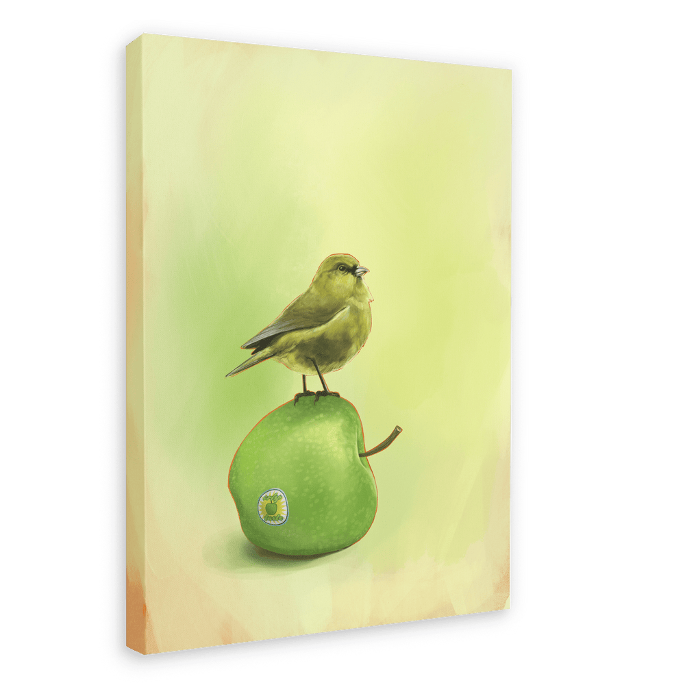 Apple Akekee Giclée Canvas Print Sticky Beaks 28"x40"(70x100 cm) Canvas Print