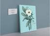 January Canvas Print Birthday Blooms 28"x40"(70x100 cm) Canvas Print