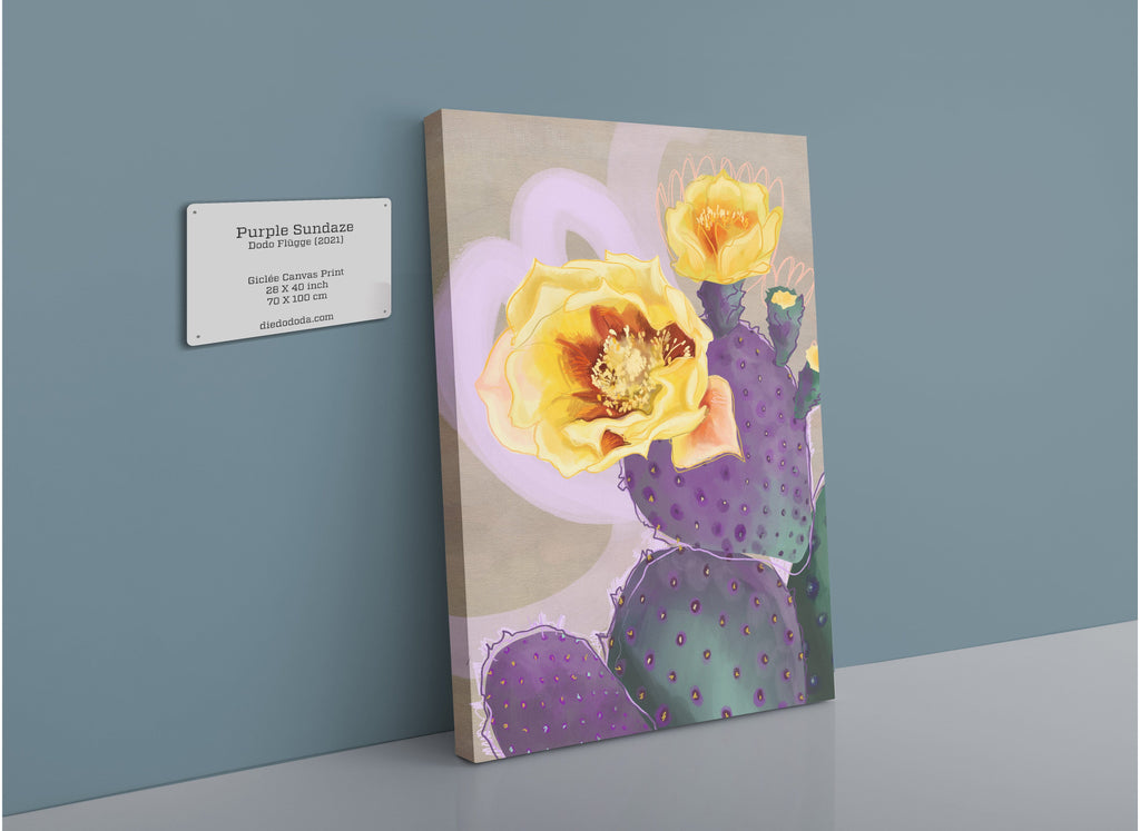 Purple Sundaze Canvas Print Heat Flares 28"x40"(70x100 cm) Canvas Print