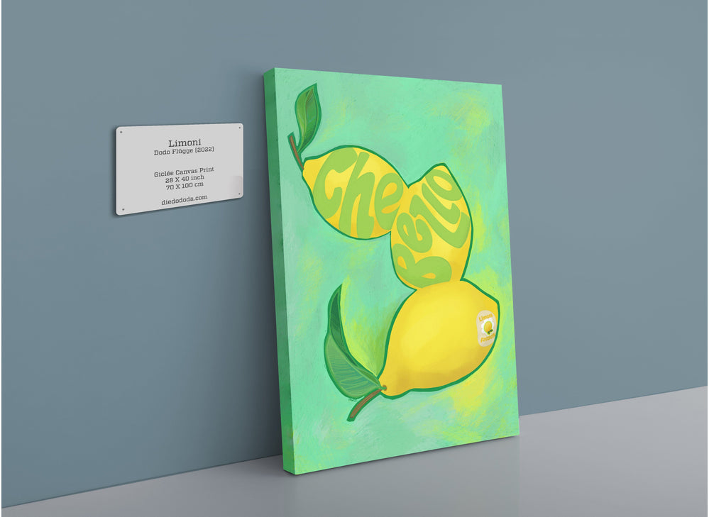 Limoni Giclée Canvas Print Intercontinental Fruitery 28"x40"(70x100 cm) Canvas Print