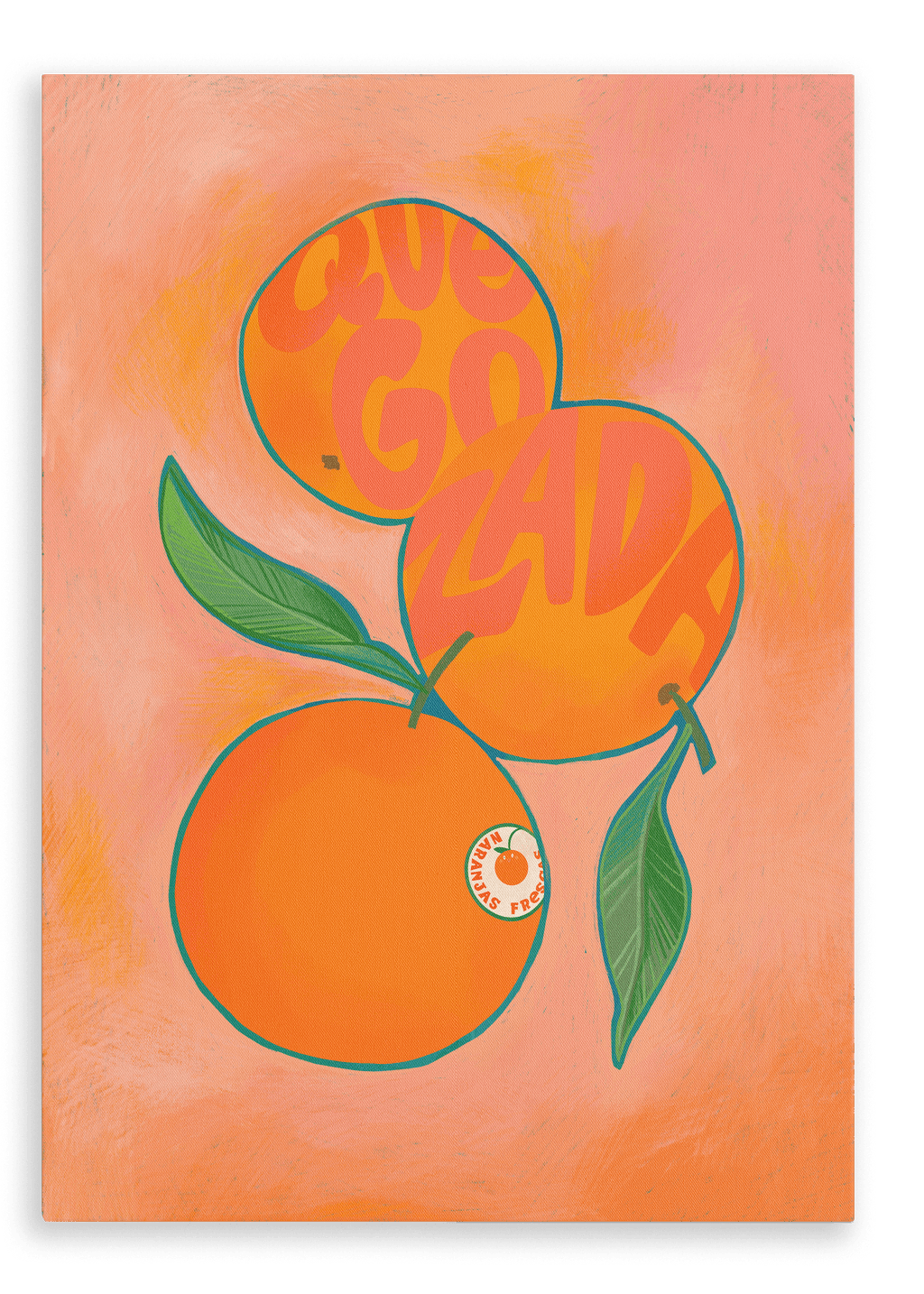 Naranjas Giclée Canvas Print Intercontinental Fruitery 28"x40"(70x100 cm) Canvas Print