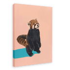 Red Panda PB Canvas Print Food Fur & Feathers 28"x40"(70x100 cm) Canvas Print