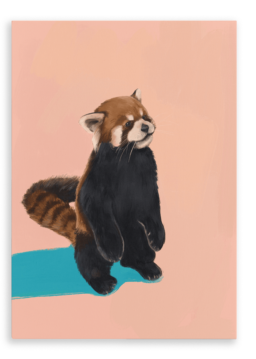 Red Panda PB Canvas Print Food Fur & Feathers 28"x40"(70x100 cm) Canvas Print