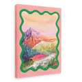 Pastel Peaks Giclée Canvas Print Kitsch Kanaveral 28"x40"(70x100 cm) Canvas Print