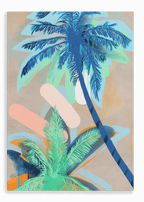 Palm Beach Canvas Print Heat Flares 28"x40"(70x100 cm) Canvas Print