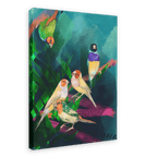 A Fandango Of Finches Canvas Print The Gathering 28"x40"(70x100 cm) Canvas Print