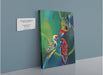 Rondel Of Rosellas Canvas Print The Gathering 28"x40"(70x100 cm) Canvas Print