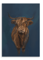 Kyloe Giclée Canvas Print Food Fur & Feathers 28"x40"(70x100 cm) Canvas Print