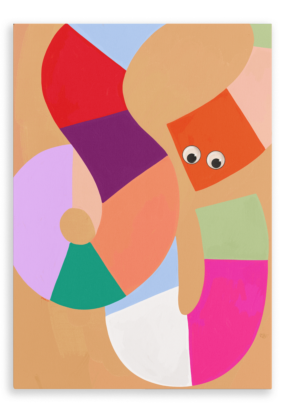 Jellysnakes Berry Yoghurt Giclée Canvas Print Jellysnakes 28"x40"(70x100 cm) Canvas Print