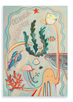 Oceanique Magnifique Matte Canvas Print Aventures Des Créatures 28"x40"(70x100 cm) Canvas Print