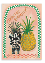 Camouflage Gymnastique Matte Canvas Print Aventures Des Créatures 28"x40"(70x100 cm) Canvas Print