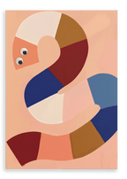 Jellysnakes Toffee Apple Giclée Canvas Print Jellysnakes 28"x40"(70x100 cm) Canvas Print