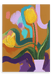 Through The Tulips - Yellow Canvas Print Through The Tulips 28"x40"(70x100 cm) Canvas Print