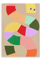 Jellysnakes Tropical Tang Giclée Canvas Print Jellysnakes 28"x40"(70x100 cm) Canvas Print