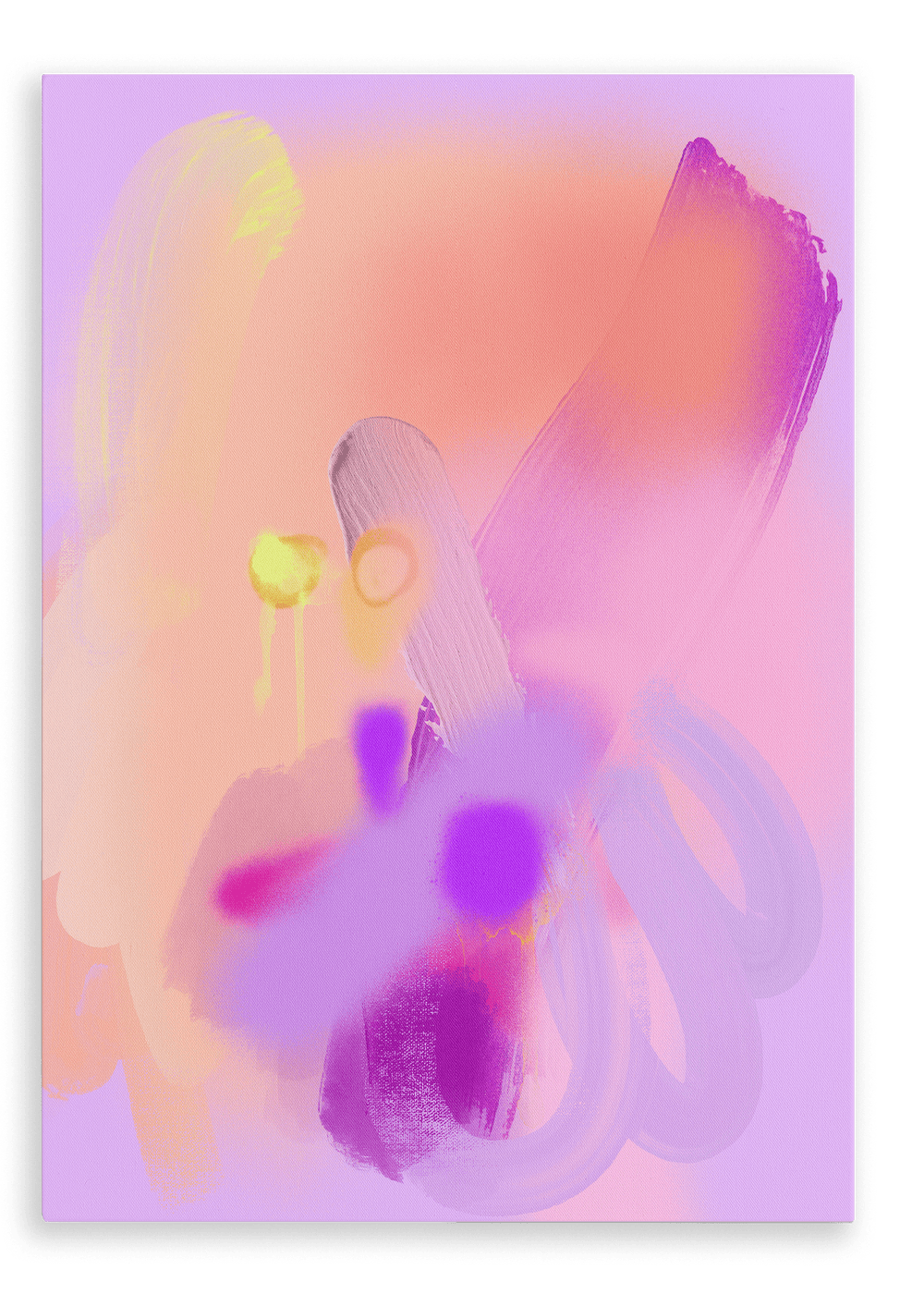 Chromatose No.01/Lilac Canvas Print Chromatose 28"x40"(70x100 cm) Canvas Print