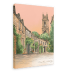 Circus Lane Edinburgh Canvas Print Essential Edinburgh 28"x40"(70x100 cm) Canvas Print