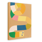 Jellysnakes Lemon Twist Giclée Canvas Print Jellysnakes 28"x40"(70x100 cm) Canvas Print