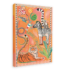 Rayures Sauvages Matte Canvas Print Aventures Des Créatures 28"x40"(70x100 cm) Canvas Print