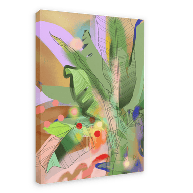 Chromatose Botanica - Banani-Banana Giclée Canvas Print Chromatose 28"x40"(70x100 cm) Canvas Print