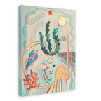Oceanique Magnifique Matte Canvas Print Aventures Des Créatures 28"x40"(70x100 cm) Canvas Print
