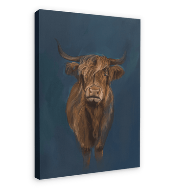 Kyloe Giclée Canvas Print Food Fur & Feathers 28"x40"(70x100 cm) Canvas Print