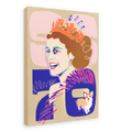 Queen Lizzy Canvas Print Collage Corner 28"x40"(70x100 cm) Canvas Print