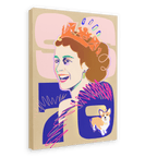 Queen Lizzy Canvas Print Collage Corner 28"x40"(70x100 cm) Canvas Print