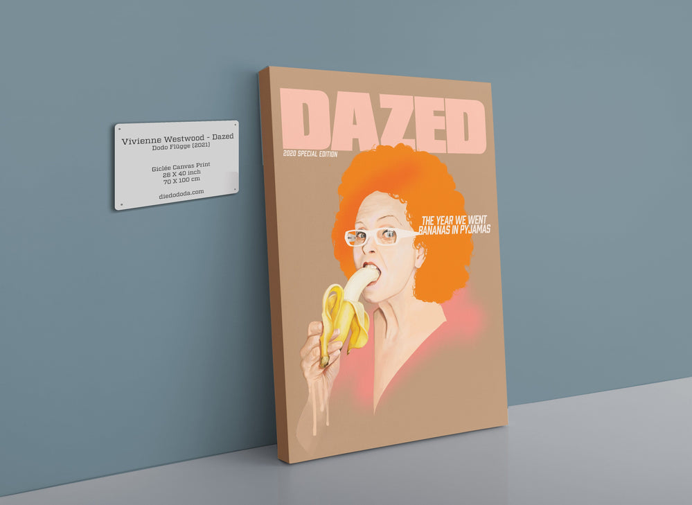 Vivienne Westwood - Dazed Canvas Print Fashion Illustration 28"x40"(70x100 cm) Canvas Print