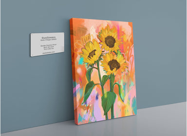 Chromatose Botanica - Sunflowers Giclée Canvas Print Chromatose 28"x40"(70x100 cm) Canvas Print