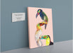 Tower Of Toucans Canvas Print The Gathering 28"x40"(70x100 cm) Canvas Print