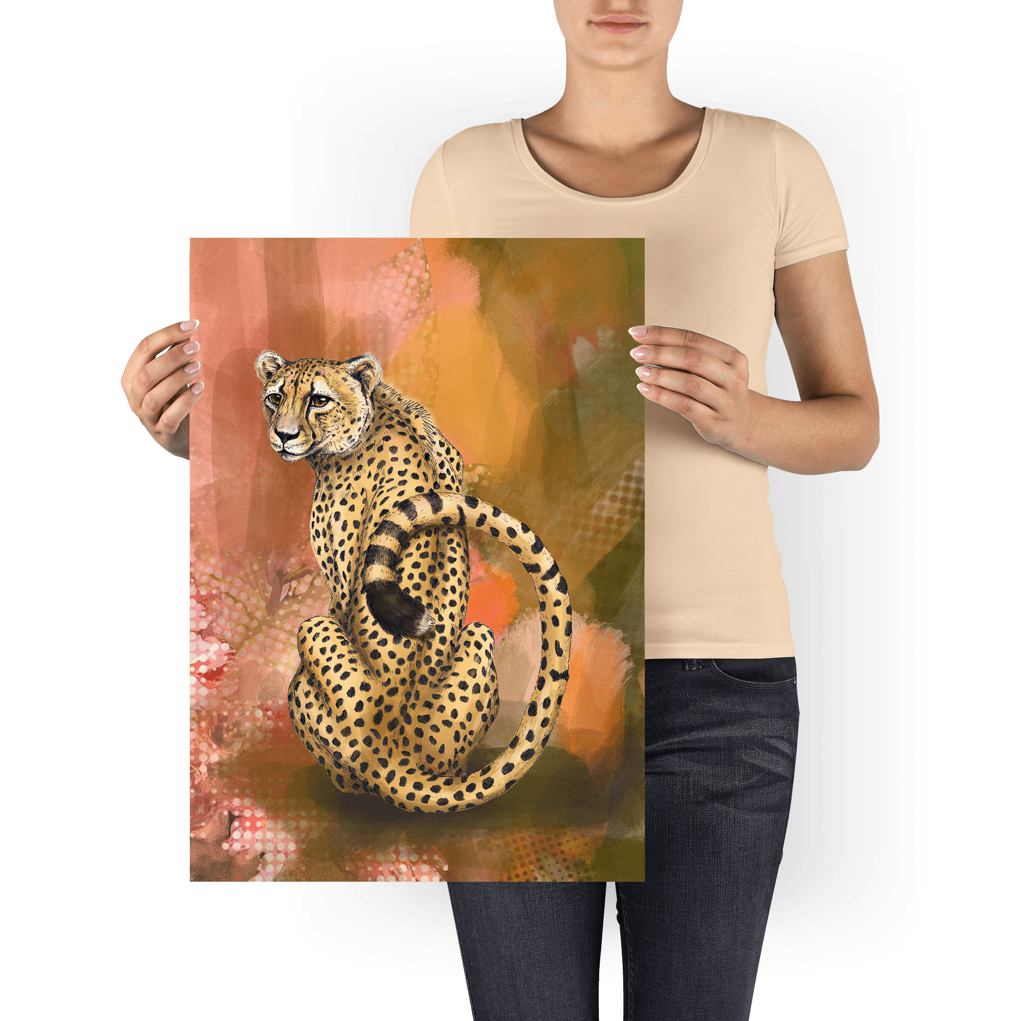 Spotted Repose Giclée Art Print Pawky Paws A2 (42 X 59.4 cm) Art Print