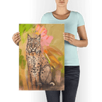 Bobcat Botanica Giclée Art Print Pawky Paws A2 (42 X 59.4 cm) Art Print