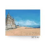 Portobello Beach Canvas Print Essential Edinburgh 30" X 40" Canvas Print