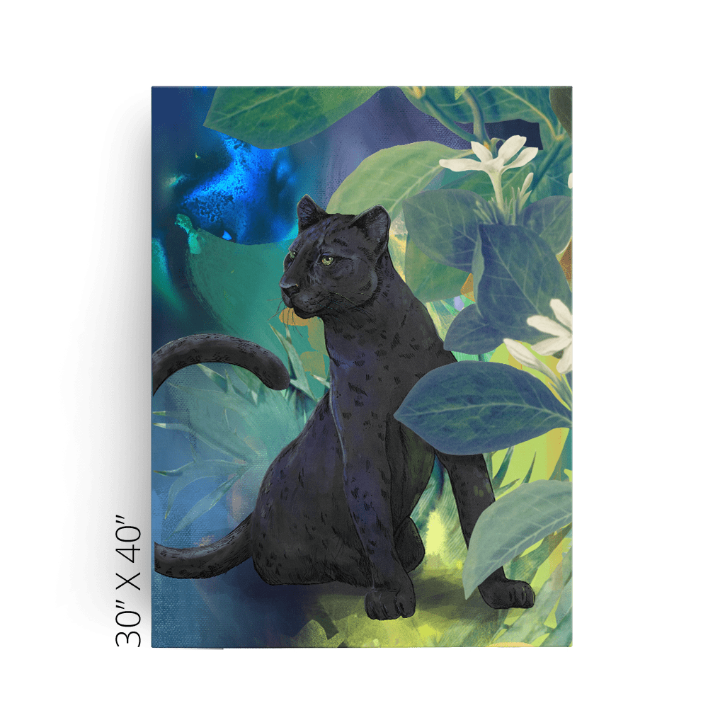 Midnight Prowl Canvas Print Pawky Paws 30" X 40" Canvas Print