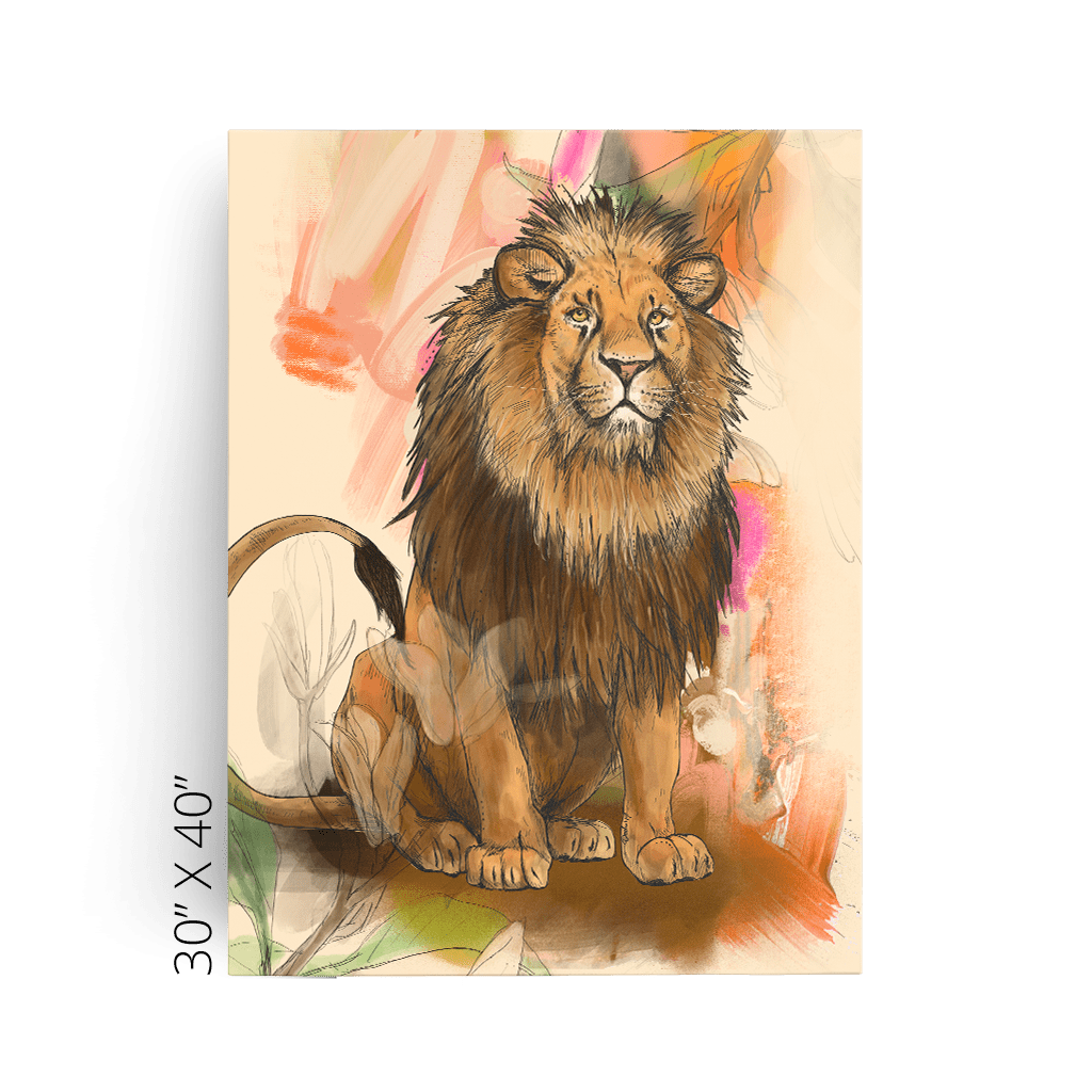 Savannah Suave Canvas Print Pawky Paws 30" X 40" Canvas Print