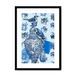 Delft Daft - Jays On A Jar Framed Print The Gathering A3 (297 X 420 mm) / Black / White Mount Framed Print